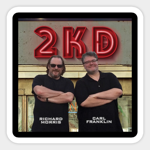 2KD Carl and Richard Sticker by 2 Keto Dudes